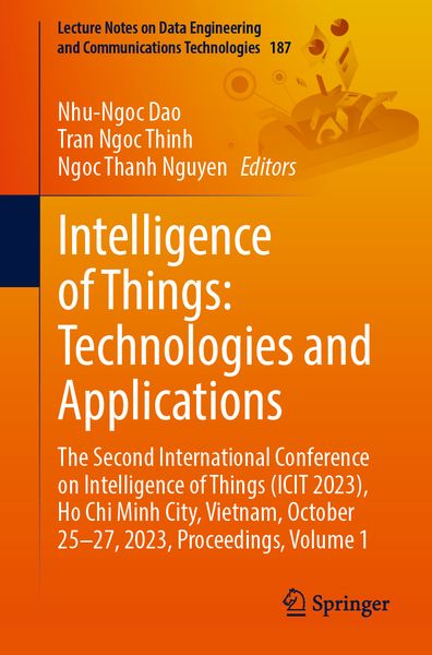 Produktbild: Intelligence of Things: Technologies and Applications