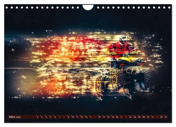 Produktbild: Quad grenzenlos (Wandkalender 2026 DIN A4 quer), CALVENDO Monatskalender
