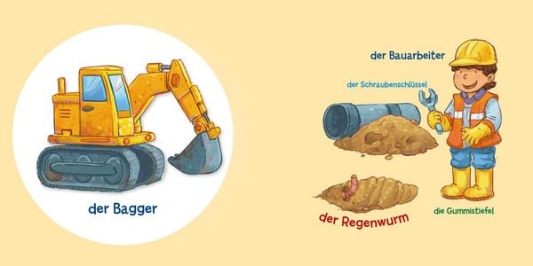 Produktbild: Baby Pixi (unkaputtbar) 101: HABA Meine ersten Wörter: Baustelle