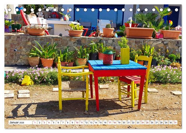 Produktbild: Idylle auf Kreta (Tischkalender 2026 DIN A5 quer), CALVENDO Monatskalender