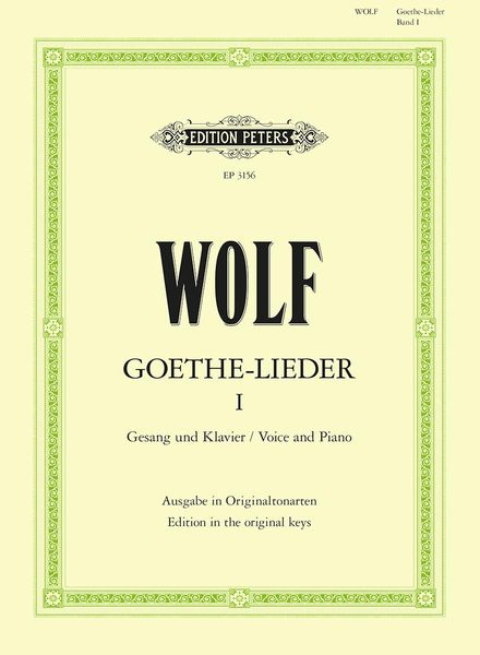 Produktbild: Wolf, H: Goethe-Lieder -- 51 Songs