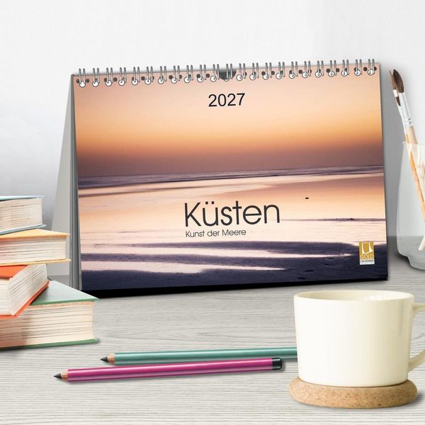 Produktbild: K&uuml;sten - Kunst der Meere (Tischkalender 2027 DIN A5 quer), CALVENDO Monatskalender
