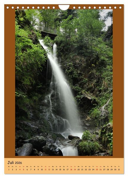 Produktbild: Schwarzwald Wasserf&auml;lle (Wandkalender 2026 DIN A4 hoch), CALVENDO Monatskalender