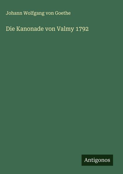 Produktbild: Die Kanonade von Valmy 1792