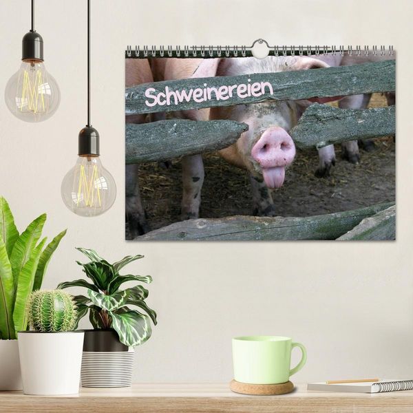 Produktbild: Schweinereien (Wandkalender 2027 DIN A4 quer), CALVENDO Monatskalender