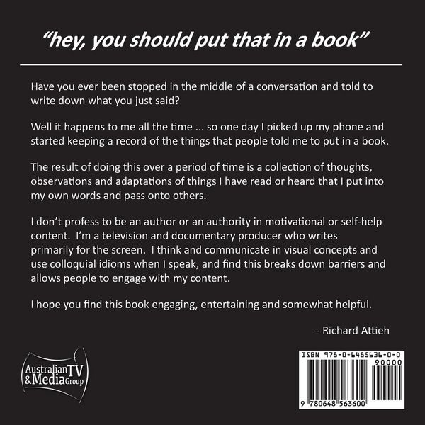 Produktbild: Things People Tell Me To Put In A Book
