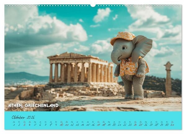Produktbild: Die Mikrofanten auf Europareise (Wandkalender 2026 DIN A2 quer), CALVENDO Monatskalender