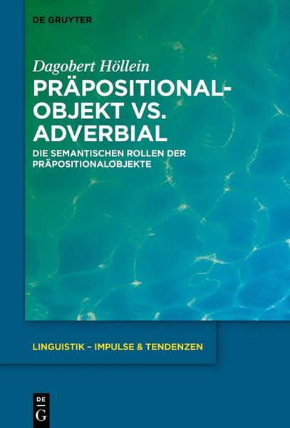 Produktbild: Pr&auml;positionalobjekt vs. Adverbial