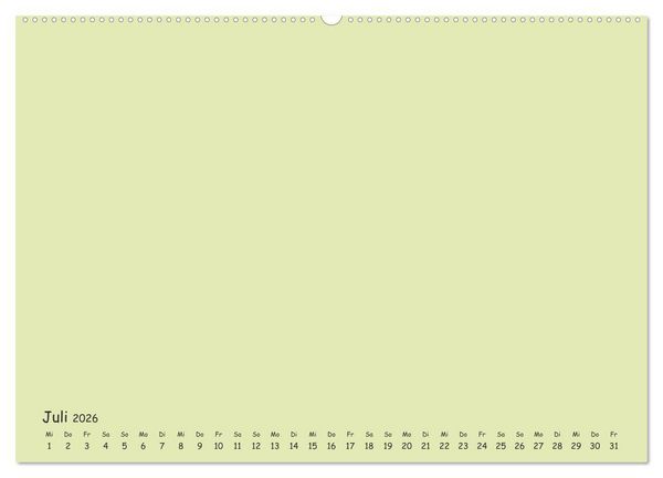 Produktbild: Regenbogen Kinder Bastelkalender - Zum Selbstgestalten - DIY Kreativ-Kalender (Wandkalender 2026 DIN A2 quer), CALVENDO Monatskalender