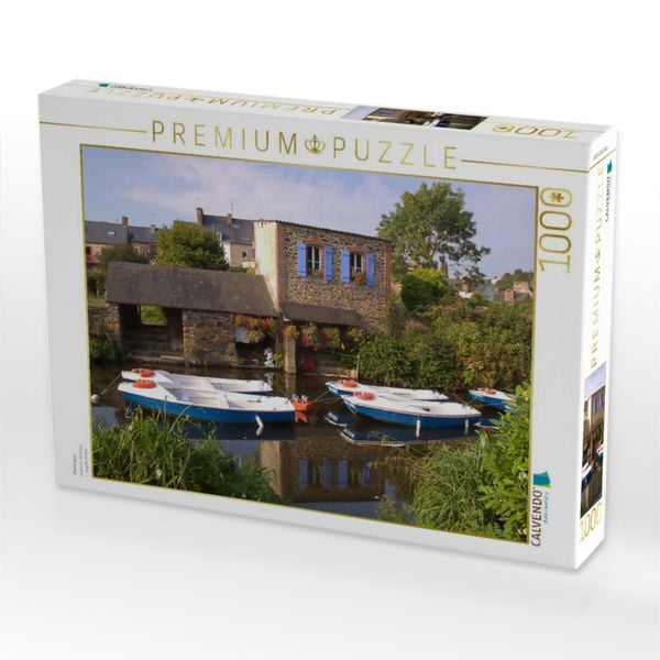 Produktbild: CALVENDO Puzzle Pontrieux | 1000 Teile Lege-Gr&ouml;&szlig;e 64x48cm Foto-Puzzle f&uuml;r gl&uuml;ckliche Stunden