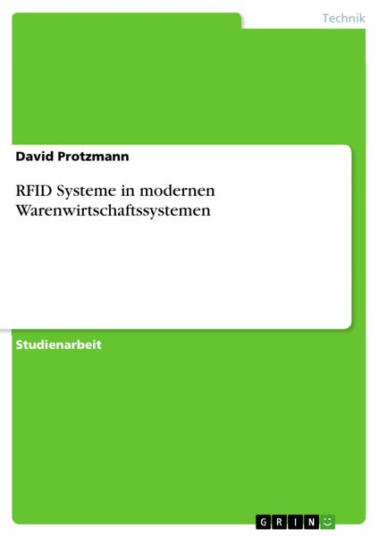 Produktbild: RFID Systeme in modernen Warenwirtschaftssystemen