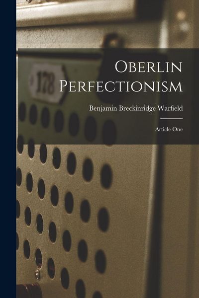 Produktbild: Oberlin Perfectionism: Article One