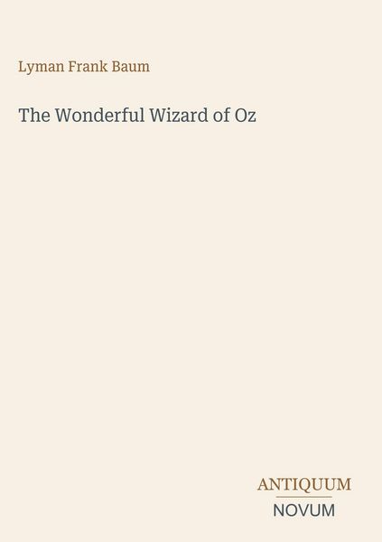 Produktbild: The Wonderful Wizard of Oz