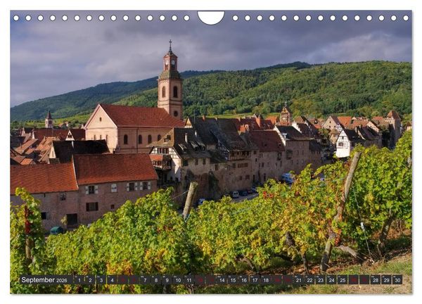 Produktbild: Elsass - Zwischen Rhein und Vogesen (Wandkalender 2026 DIN A4 quer), CALVENDO Monatskalender