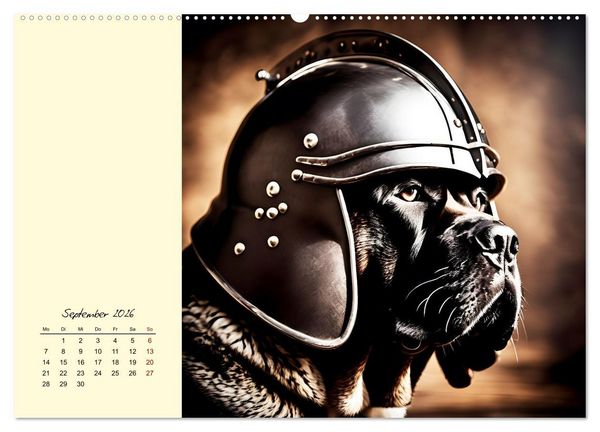 Produktbild: Gut beh&uuml;tete Hunde (Wandkalender 2026 DIN A2 quer), CALVENDO Monatskalender