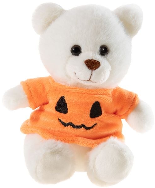 Heunec 453661 - HALLOWEEN Bär Kürbis T-Shirt, Plüsch, 15 cm