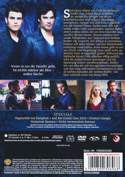 Produktbild: The Vampire Diaries - Staffel 7 [5 DVDs]