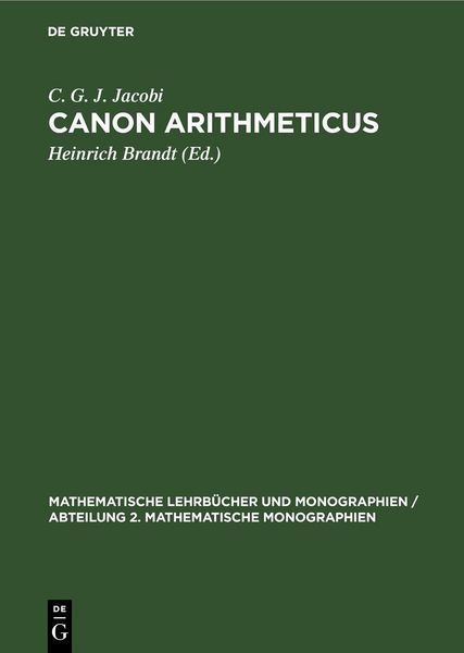 Produktbild: Canon Arithmeticus