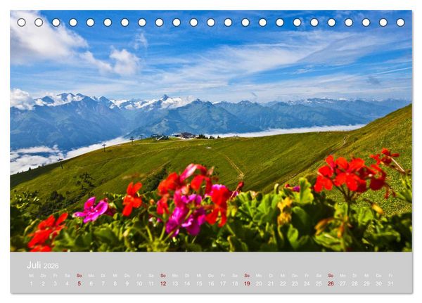 Produktbild: Gr&uuml;&szlig;e aus Zell am See (Tischkalender 2026 DIN A5 quer), CALVENDO Monatskalender