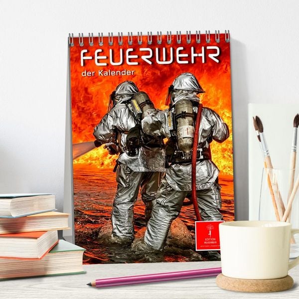Produktbild: Feuerwehr - der Kalender (Tischkalender 2026 DIN A5 hoch), CALVENDO Monatskalender