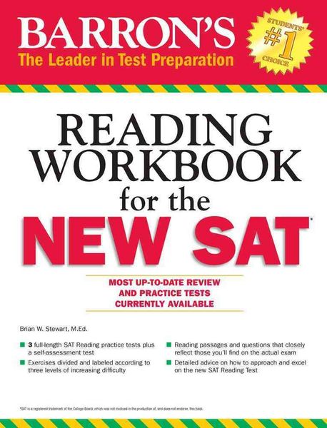 Produktbild: Stewart, B: Barron's Reading Workbook New SAT