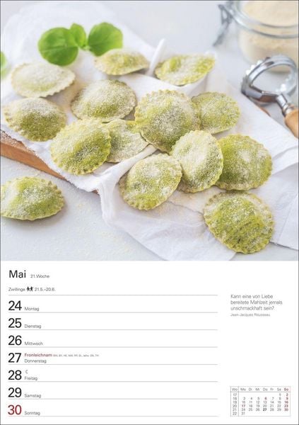Produktbild: K&uuml;chenkalender Wochenplaner 2027 - 53 inspirierende Fotografien