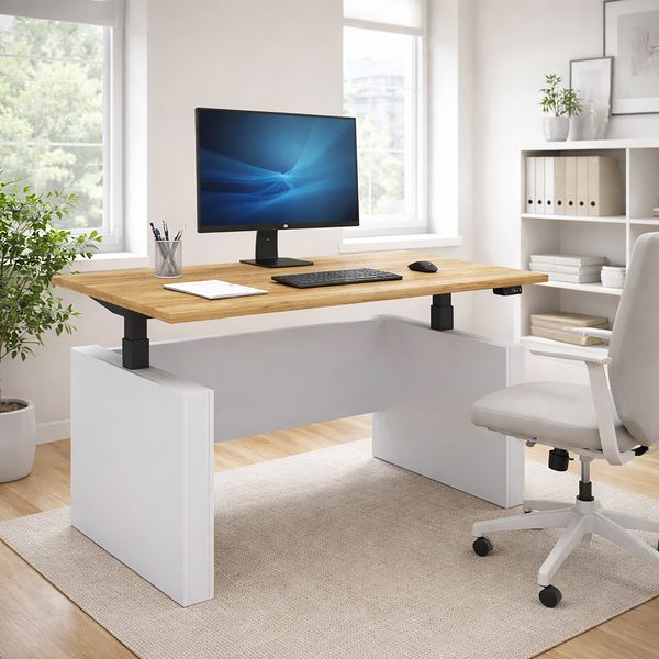 Produktbild: Schreibtisch h&ouml;henverstellbar Salia 140x80