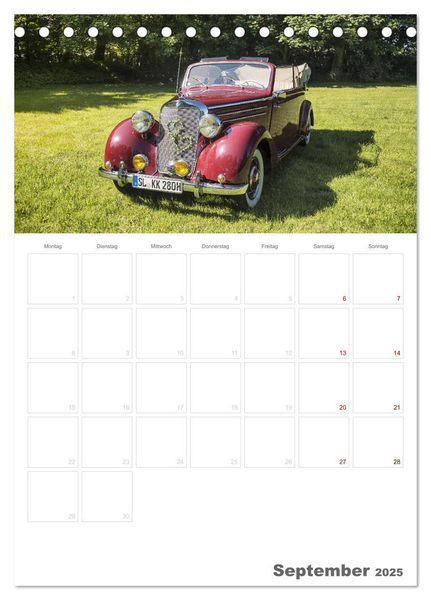 Produktbild: Mercedes Benz 170 SCB (Tischkalender 2025 DIN A5 hoch), CALVENDO Monatskalender