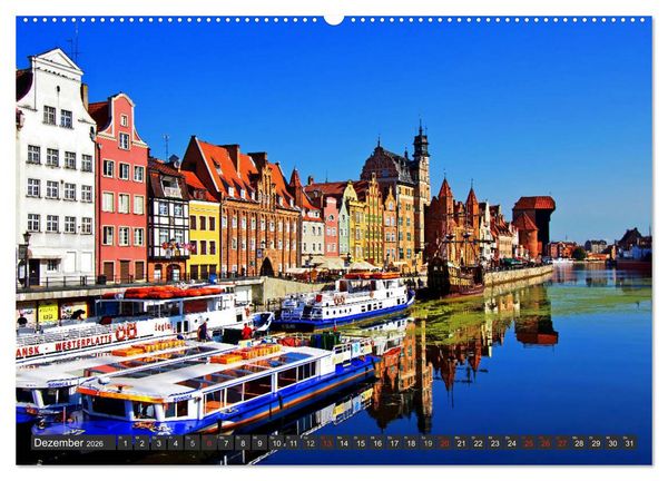 Produktbild: Von Stettin nach Danzig (Wandkalender 2026 DIN A2 quer), CALVENDO Monatskalender