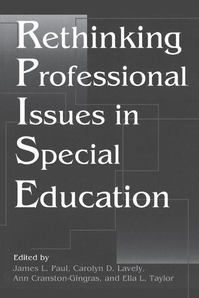 Produktbild: Rethinking Professional Issues in Special Education