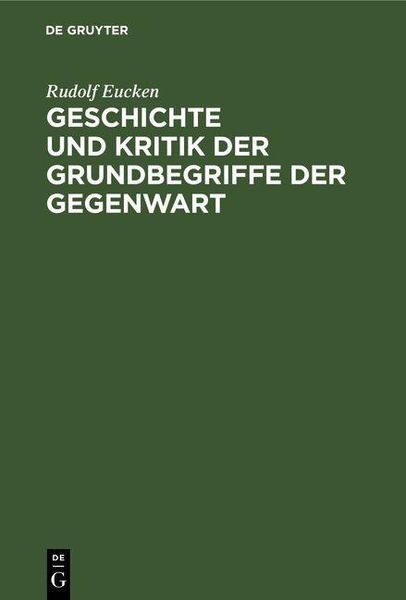 Produktbild: Geschichte und Kritik der Grundbegriffe der Gegenwart