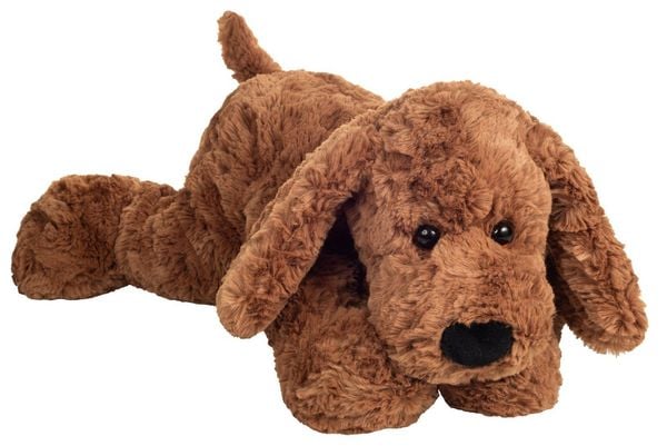 Teddy Hermann 92894 - Schlenkerhund braun, Plüsch, 40 cm
