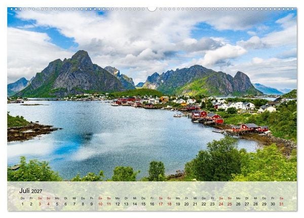 Produktbild: Norwegen Wo die Natur Geschichten erz&auml;hlt (Wandkalender 2027 DIN A2 quer), CALVENDO Monatskalender