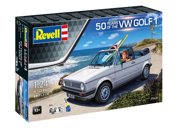 Produktbild: Modellbau Geschenkset "50 Years of the VW Golf 1"