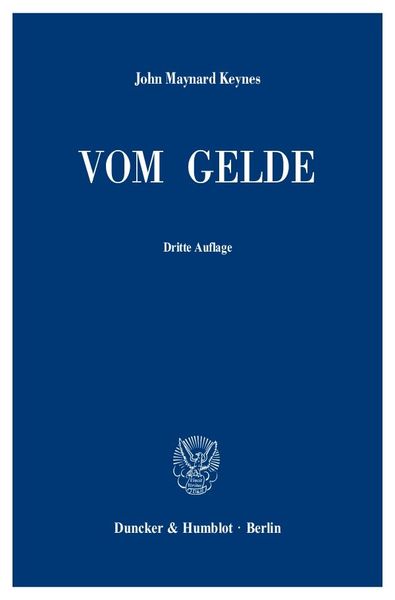 Produktbild: Vom Gelde (A Treatise on Money).