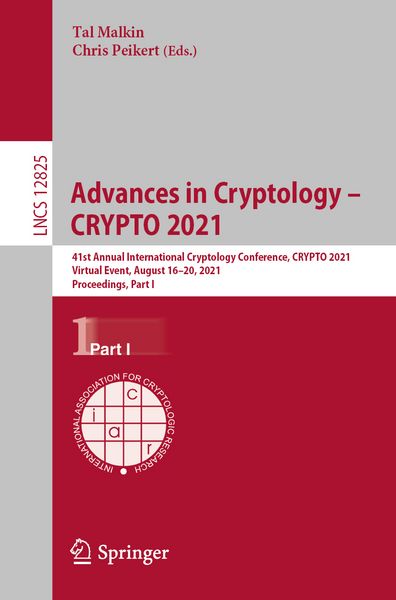 Produktbild: Advances in Cryptology &ndash; CRYPTO 2021