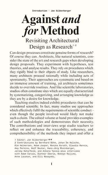 Produktbild: Against and for Method