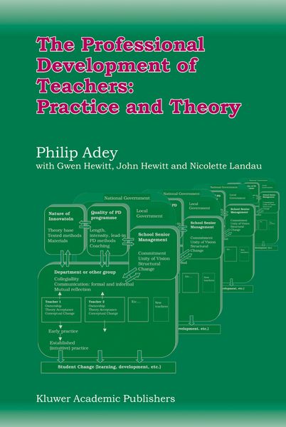 Produktbild: The Professional Development of Teachers: Practice and Theory