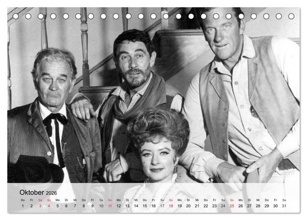 Produktbild: Westernhelden der Kinoleinwand (Tischkalender 2026 DIN A5 quer), CALVENDO Monatskalender