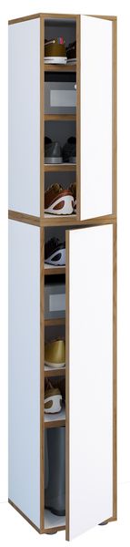Produktbild: XL Holz Gro&szlig;er Schuhschrank Schuhkommode Salia B30