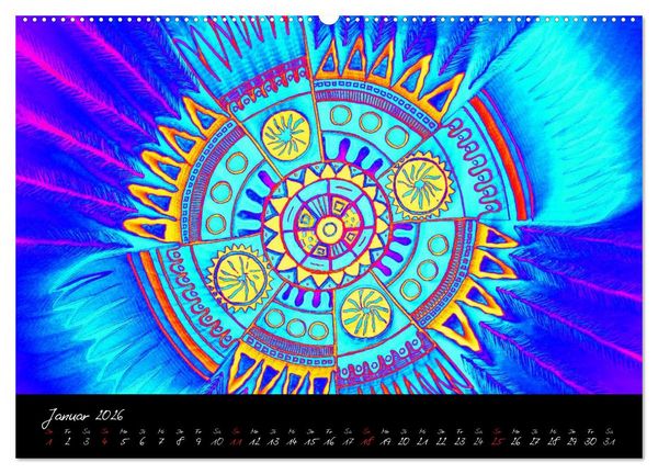 Produktbild: Indian Spirit (hochwertiger Premium Wandkalender 2026 DIN A2 quer), Kunstdruck in Hochglanz