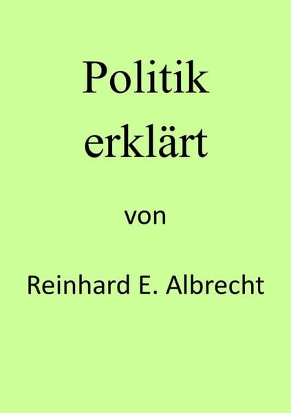 Produktbild: Politik erkl&auml;rt