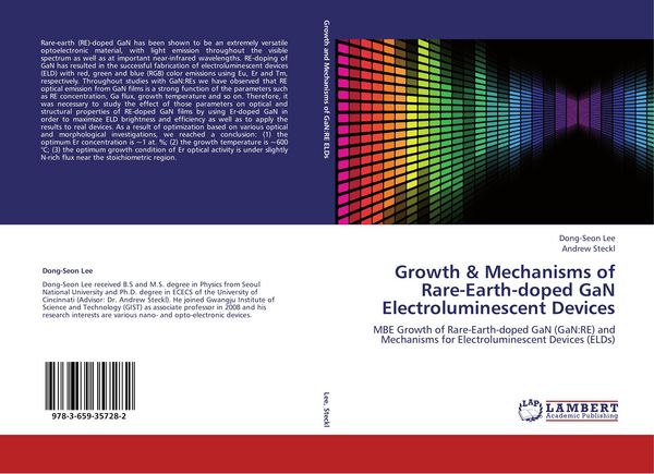 Produktbild: Growth & Mechanisms of Rare-Earth-doped GaN Electroluminescent Devices