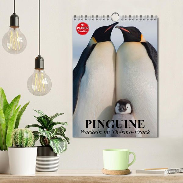 Produktbild: Pinguine. Wackeln im Thermo-Frack (Wandkalender 2026 DIN A4 hoch), CALVENDO Monatskalender
