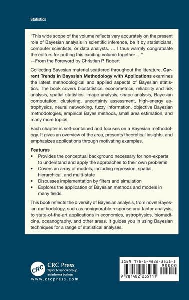 Produktbild: Current Trends in Bayesian Methodology with Applications