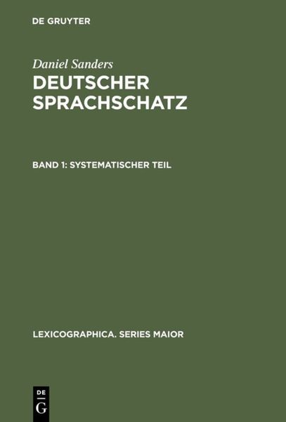Produktbild: Systematischer Teil