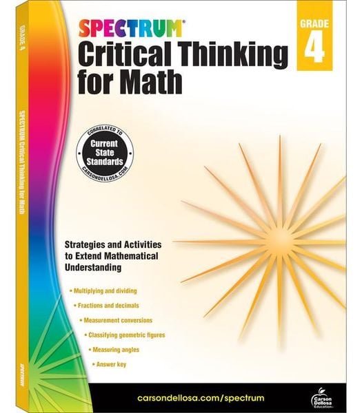 Produktbild: Spectrum Critical Thinking for Math Gr 4