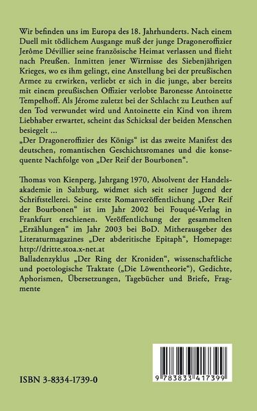Produktbild: Der Dragoneroffizier des K&ouml;nigs