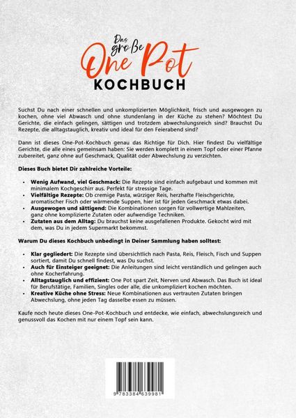 Produktbild: Das gro&szlig;e One Pot Kochbuch