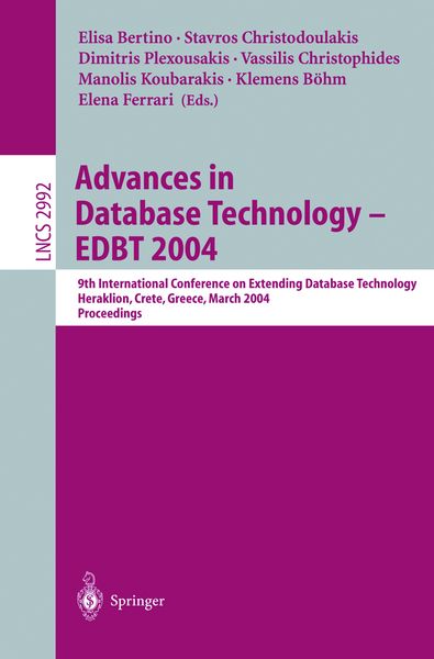Produktbild: Advances in Database Technology - EDBT 2004
